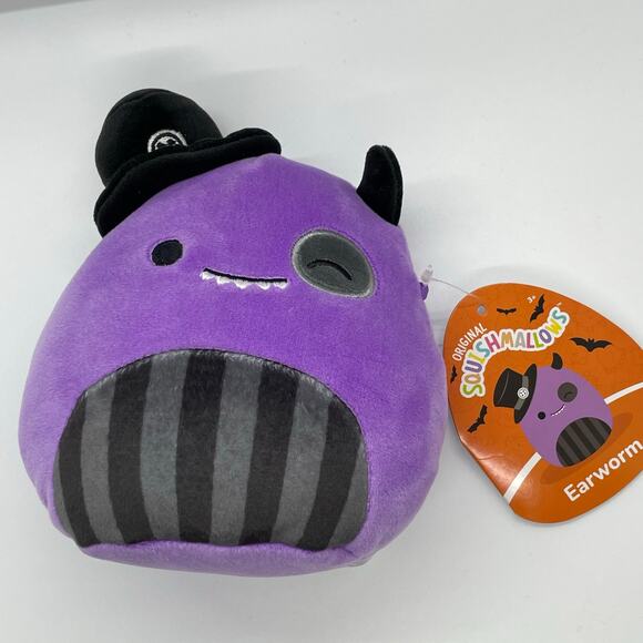 Squishmallows 5" Plush- Earworm The Monster- NWT - Picture 1 of 4